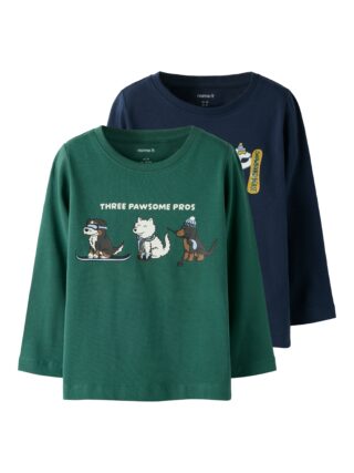Name It T-Shirt "NMMVUX 2P LS TOP" Packung, 2 Stk. Baumwollmischung