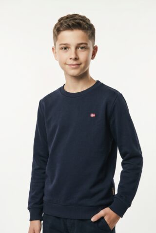 Napapijri Sweatshirt, klassische Sweatshirt-Ausführung, aus Baumwolle und Polyester