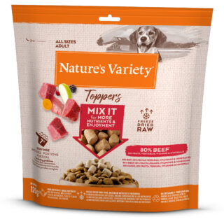 Nature's Variety Gefriergetrocknete Topper für Hunde - Sparpaket: Huhn 2 x 120 g