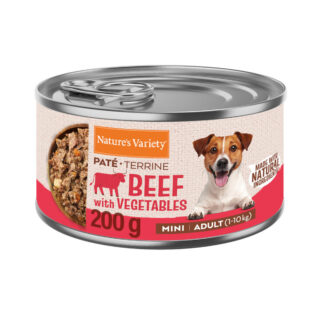 Nature's Variety Paté Mini Adult - Sparpaket: Rind (3 x 200 g)