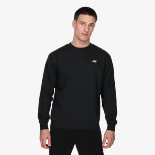 New Balance Herren Sports Essentials Crew Sweatshirt – Bequemes Training und Alltag, Schwarz, Gr. M-XXL