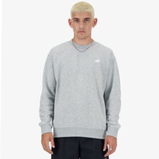New Balance Herren Sports Essentials Crew Sweatshirt – Bequemes Trainings- und Freizeit-Outfit in Grau, Gr. L