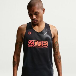 Nike Dri-FIT ADV Aeroswift Energy Singlet Gr. M Schwarz Herren