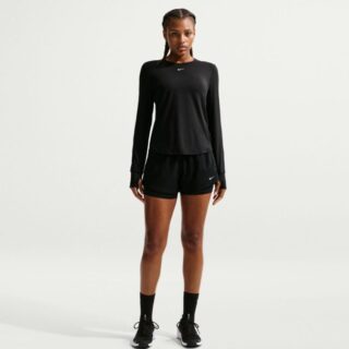 Nike Dri-FIT One Classic Long Sleeve Tee Gr. L Schwarz Damen