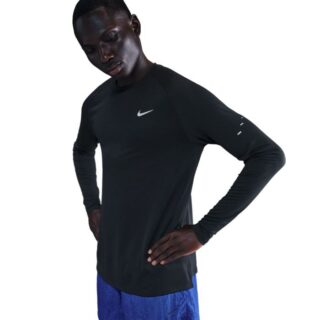 Nike Dri-FIT Stide LS Tee Gr. XXL Schwarz Herren