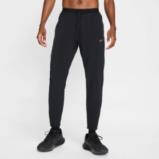 Nike Dri-FIT Stride Woven Laufhose für Herren - Größe L, Schwarz, atmungsaktiv und leicht für optimalen Komfort beim Laufen