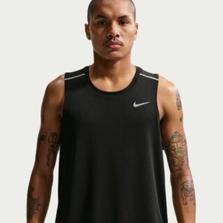 Nike Miler Dri-FIT Running Tank Top Gr. L Schwarz Herren