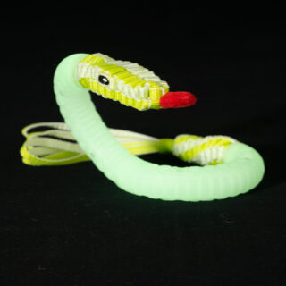 Nomad Tales Bloom Glow-in-the-Dark Schlange - L 26 x B 2,5 x H 13 cm
