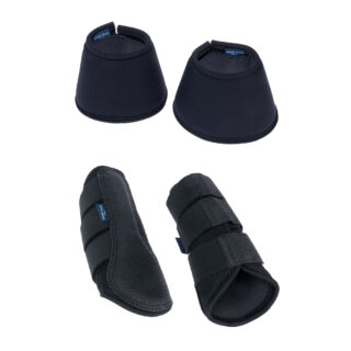 Nomad Tales Set Gamaschen & Hufglocken, schwarz - Hufglocken, Größe XL (2er Set)