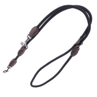 Nomad Tales Spirit Halsband, ebony - Größe XL: 52 - 58 cm Halsumfang, 40 mm breit