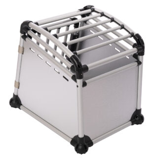 Nomad Tales Spirit Hundebox Aluminium - Größe L: B 67,5 x T 92 x H 68 cm