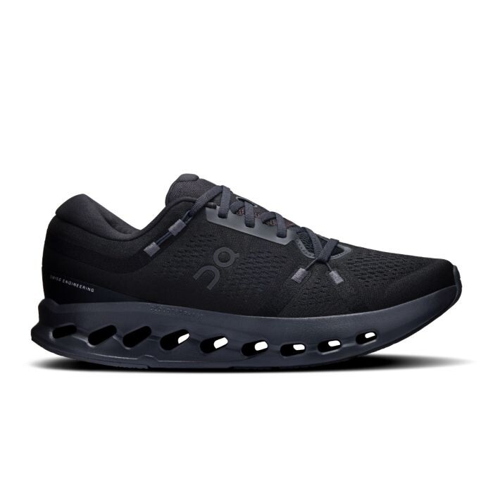 On Cloudsurfer 2 Laufschuhe Gr. 42½, Schwarz – Komfortables Training & Laufgefühl für effektives Lauftraining
