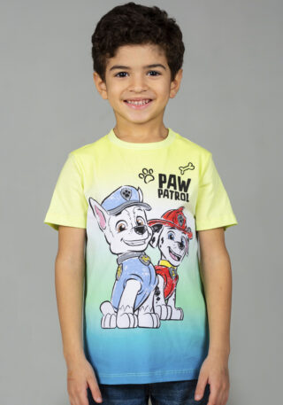 PAW PATROL Kurzarmshirt "Paw Patrol" mit großem Frontmotiv