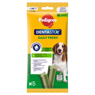 Pedigree Dentastix Fresh tägliche Frische für mittelgroße Hunde (10-25 kg) - Multipack (56 Stück)
