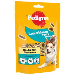 Pedigree Leckerbissen - Sparpaket: 6 x 130 g Tasty Minis Huhn & Ente-Geschmack