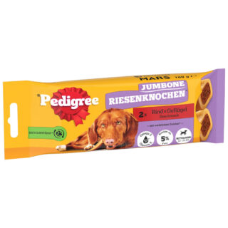 Pedigree Riesenknochen mit Rind - Sparpaket: Mini 12 x 160 g (12 x 4 Stück)