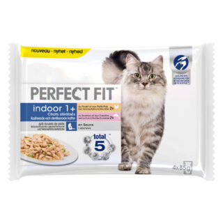 Perfect Fit Sterilise Indoor Adult 1+ - Sparpaket: Huhn & Lachs (96 x 85 g)