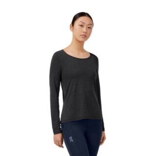 Performance Long-T Black XL Damen Lauf-T-Shirt – Atmungsaktiv, Bequem, Ideal für Ausdauertraining