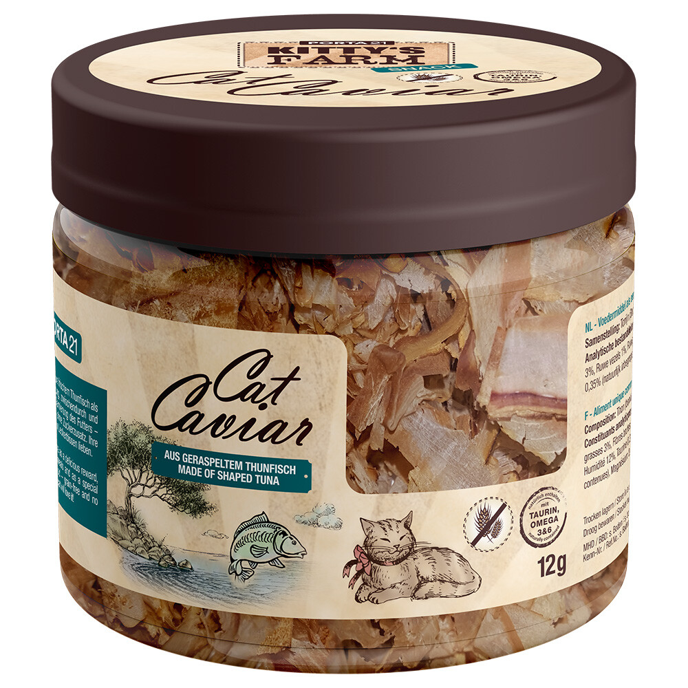 Porta 21 Kitty's Farm Katzensnack "Cat Caviar" - 5 x 12 g