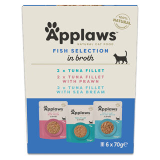 Probierpaket Applaws Pouch mit Brühe Mix 12 x 70 g - Mixpaket Thunfisch (3 Sorten)