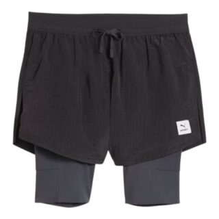 PUMA 2in1 9 Inch Shorts Saysky Gr. L Grau Herren