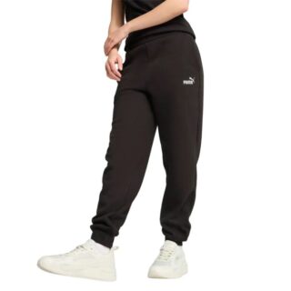 PUMA ESS Small No. 1 Logo Comfort High-Waist Sweatpants FL cl Gr. L Schwarz Damen