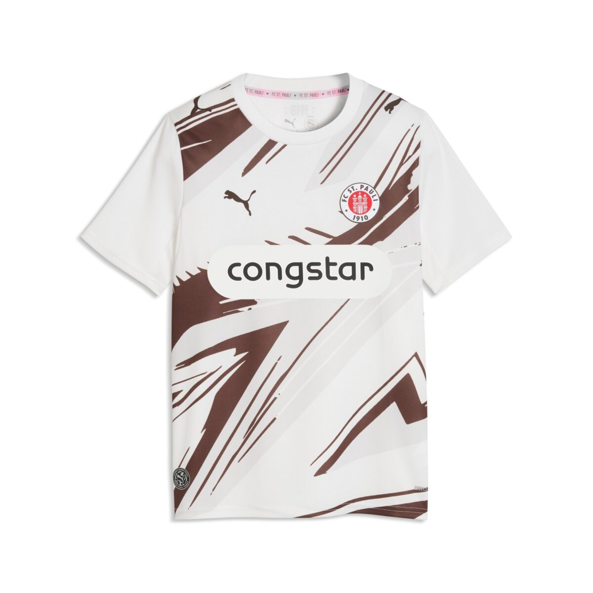 PUMA Fußballtrikot "FCSP AWAY JERSEY REPLICA JR" für Jugendliche, mit DryCELL Technologie, atmungsaktiv, Regular Fit