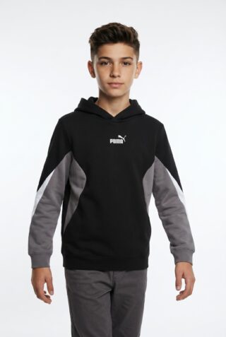 PUMA Kapuzensweatshirt "ESS BLOCK HOODIE FL B", mit Kapuze, Regular Fit
