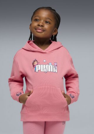PUMA Kapuzensweatshirt "X GABBYS DOLLHOUSE RELAXED GRAPHIC HOODIE TR", entspannte Passform, mit Print-Applikation, aus Baumwollmischung