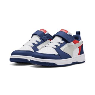 PUMA Sneaker "REBOUND V6 LO AC+ PS" knöchelhoher Schnitt, mit Klettverschluss, mit Gummilaufsohle