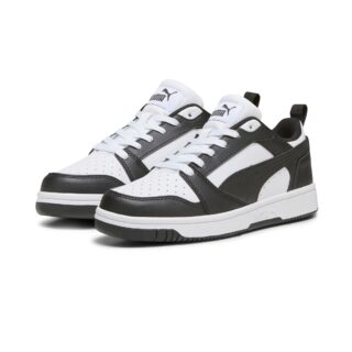 PUMA Sneaker "REBOUND V6 LO JR" mit Schnürverschluss, dämpfendes Fußbett, aus Synthetik