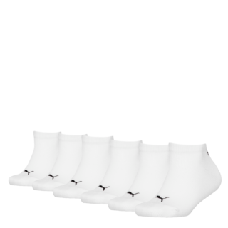 PUMA Sneakersocken "PUMA KIDS PLAIN SNEAKER 6P" 6 Paar, mit verstärktem Zehenbereich