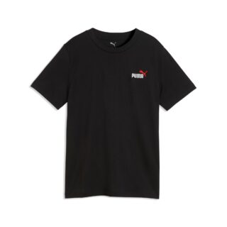 PUMA T-Shirt "ESS 2 COLOR SMALL NO 1 LOGO TEE B" mit Rundhalsausschnitt, Kurzarm, ohne Kapuze, mit gesticktem Logo