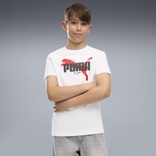 PUMA T-Shirt "GRAPHIC TEE B" Regular Fit, Kurzarm, sportlicher Stil, für Jugendliche