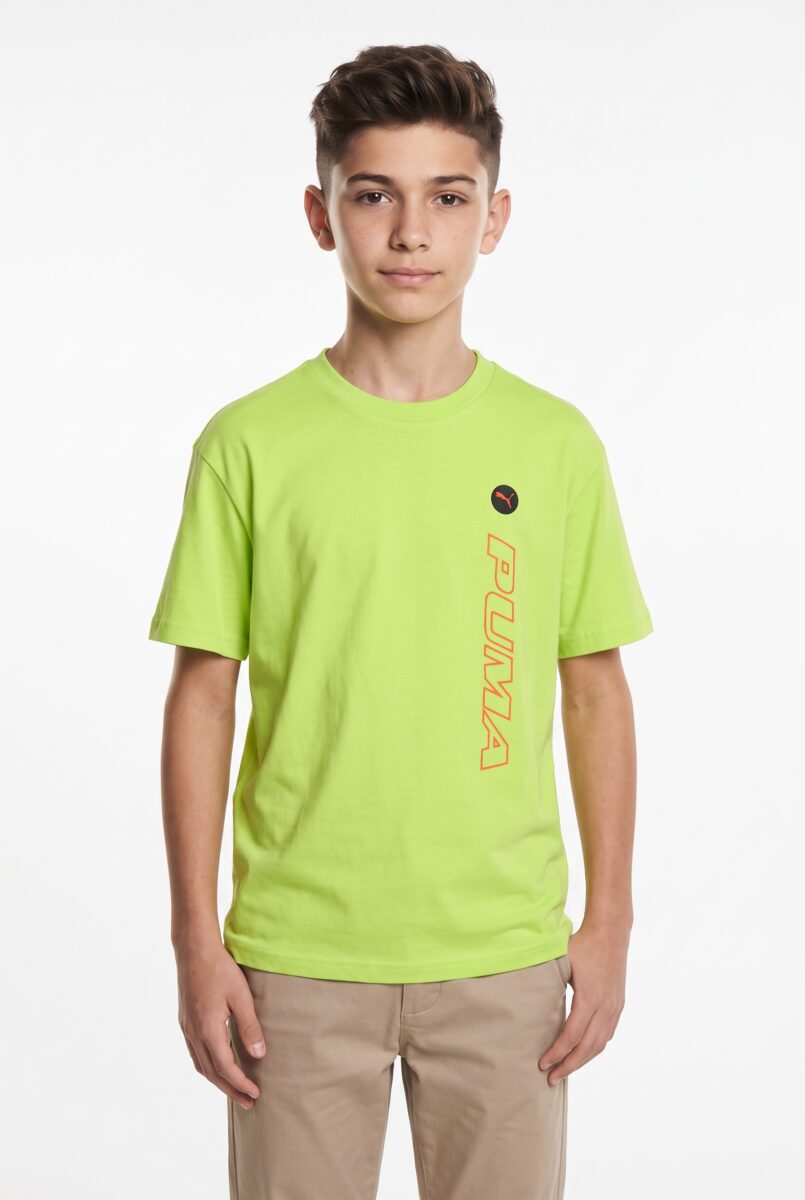 PUMA T-Shirt "STREET RELAXED GRAPHIC TEE B" sportliche Passform, Kurzarm, mit Print-Applikation