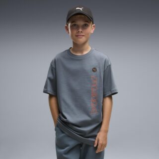 PUMA T-Shirt "STREET RELAXED GRAPHIC TEE B" sportliche Passform, Kurzarm, mit Print-Applikation