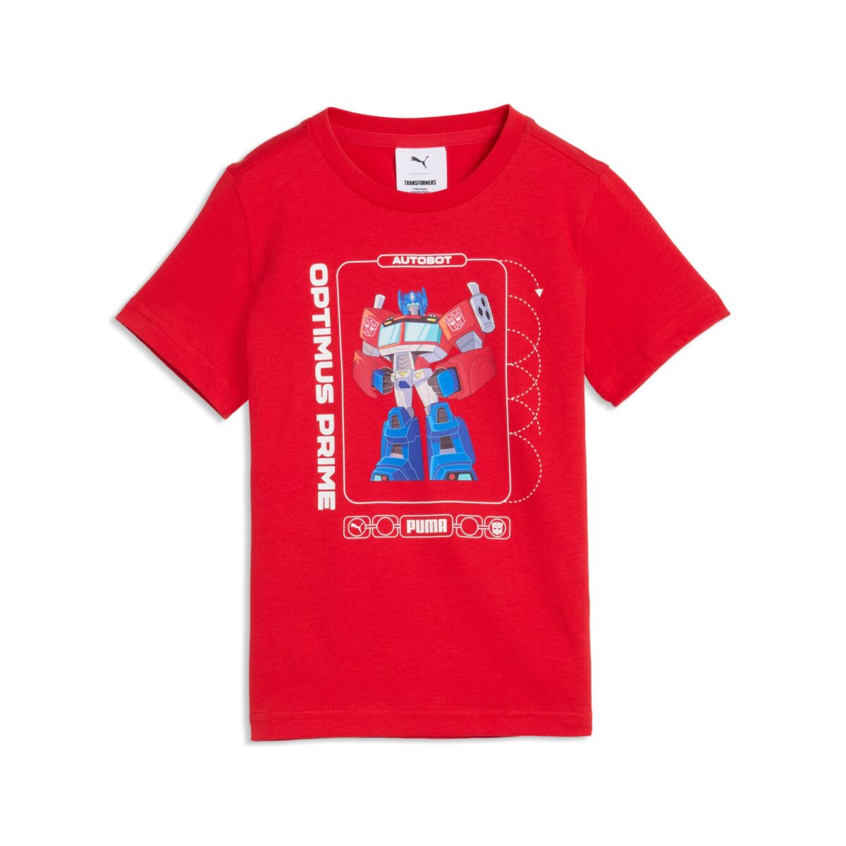 PUMA T-Shirt "X TRANSFORMERS GRAPHIC TEE" für Kinder, Regular Fit, normale Länge, Kurzarmdesign, unifarben