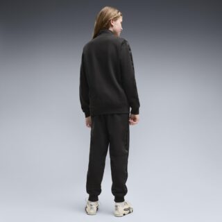 PUMA Trainingsanzug "ESS TAPE FULL-ZIP SWEAT SUIT FL G" 2 2-teiliges Set, mit Reißverschluss am Oberteil, Langarm-Oberteil