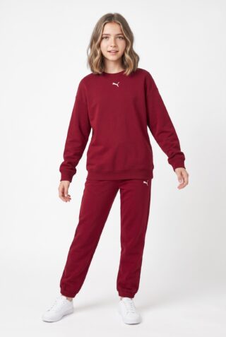 PUMA Trainingsanzug "LOUNGEWEAR OVERSIZED SWEAT SUIT FL G" 2 mit elastischem Bund, mit gerippten Bündchen, mit Seitentaschen