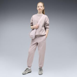 PUMA Trainingsanzug "LOUNGEWEAR OVERSIZED SWEAT SUIT FL G" 2 mit elastischem Bund, mit gerippten Bündchen, mit Seitentaschen