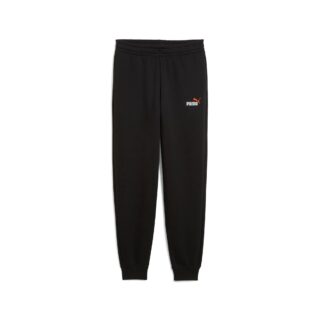 PUMA Trainingshose "ESS 2 COLOR NO 1 LOGO SWEATPANTS FL B" mit elastischem Bund, mit gerippten Bündchen