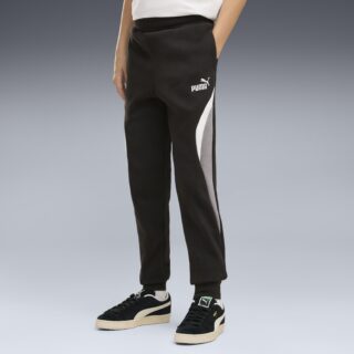 PUMA Trainingshose "ESS BLOCK SWEATPANTS FL B" Regular Fit, für Sport und Freizeit, sportlicher Stil