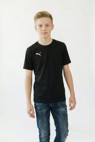 PUMA Trainingsshirt "TEAMGOAL CASUALS TEE JR" für Jugendliche, Kurzarm, für sportliche Aktivitäten