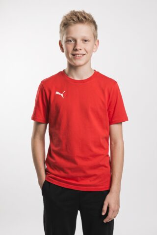 PUMA Trainingsshirt "TEAMGOAL CASUALS TEE JR" für Jugendliche, Kurzarm, für sportliche Aktivitäten