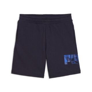 PUMA Trainingsshorts "ESS LOGO LAB STORY 2 SHORTS TR B" mit Eingrifftaschen, Regular Fit, sportlicher Stil, für Jugendliche