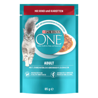 PURINA ONE Adult -Sparpaket: Huhn & grüne Bohnen (26 x 85 g)