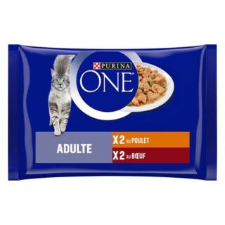 PURINA ONE Junior 4 x 85 g - Junior Lachs & Karotten