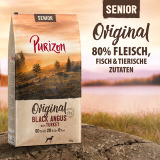 Purizon Senior Black Angus mit Truthahn - 1 kg