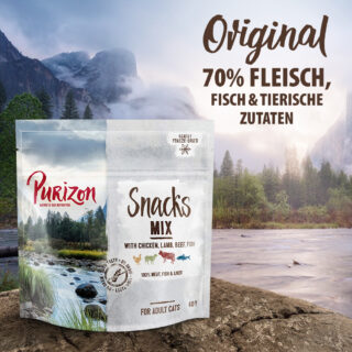 Purizon Snack Mix - getreidefrei -Sparpaket 3 x 40 g