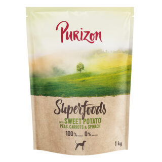 Purizon Superfoods Veggie Süßkartoffeln mit Erbsen, Karotten & Spinat - 4 x 1 kg